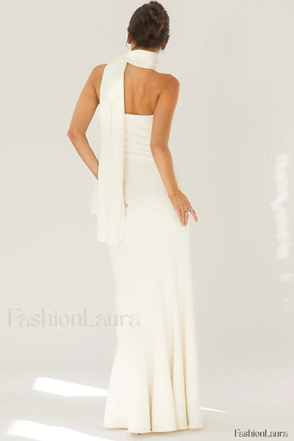 Sexy Sin Tirantes Sirena Vestido Maxi