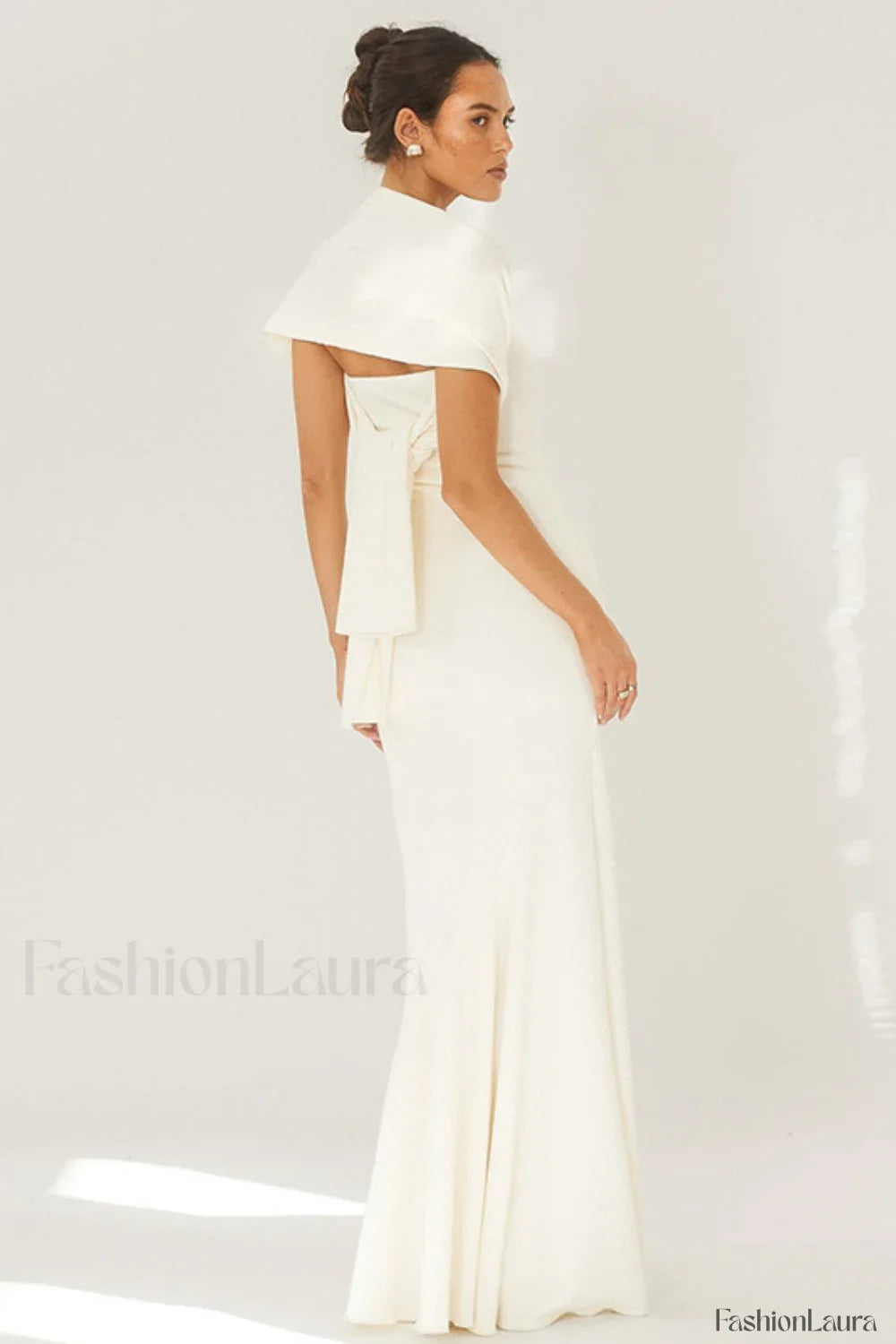 Sexy Sin Tirantes Sirena Vestido Maxi