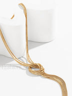Con Flecos Collar con Colgante