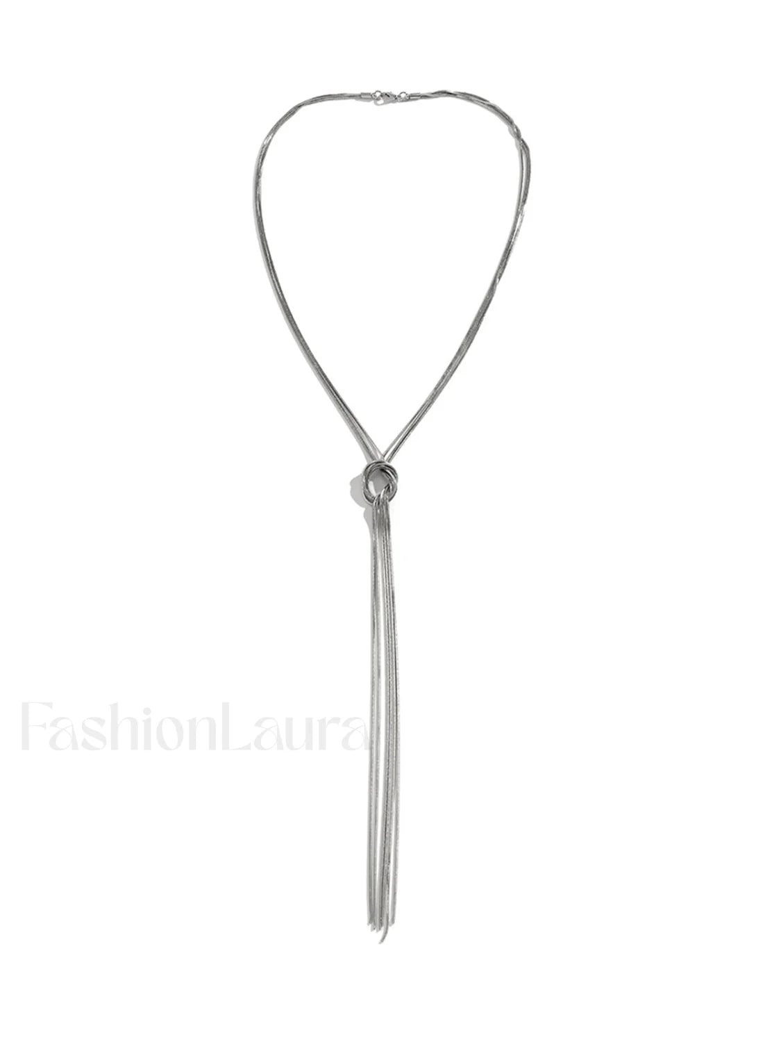 Con Flecos Collar con Colgante