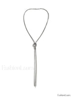 Con Flecos Collar con Colgante