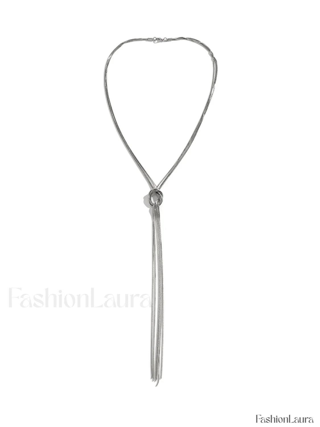 Con Flecos Collar con Colgante