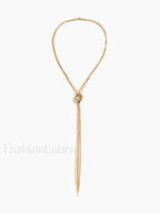 Con Flecos Collar con Colgante